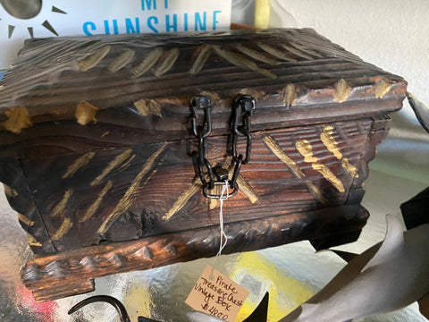 Pirate Treasure Chest Vintage Box