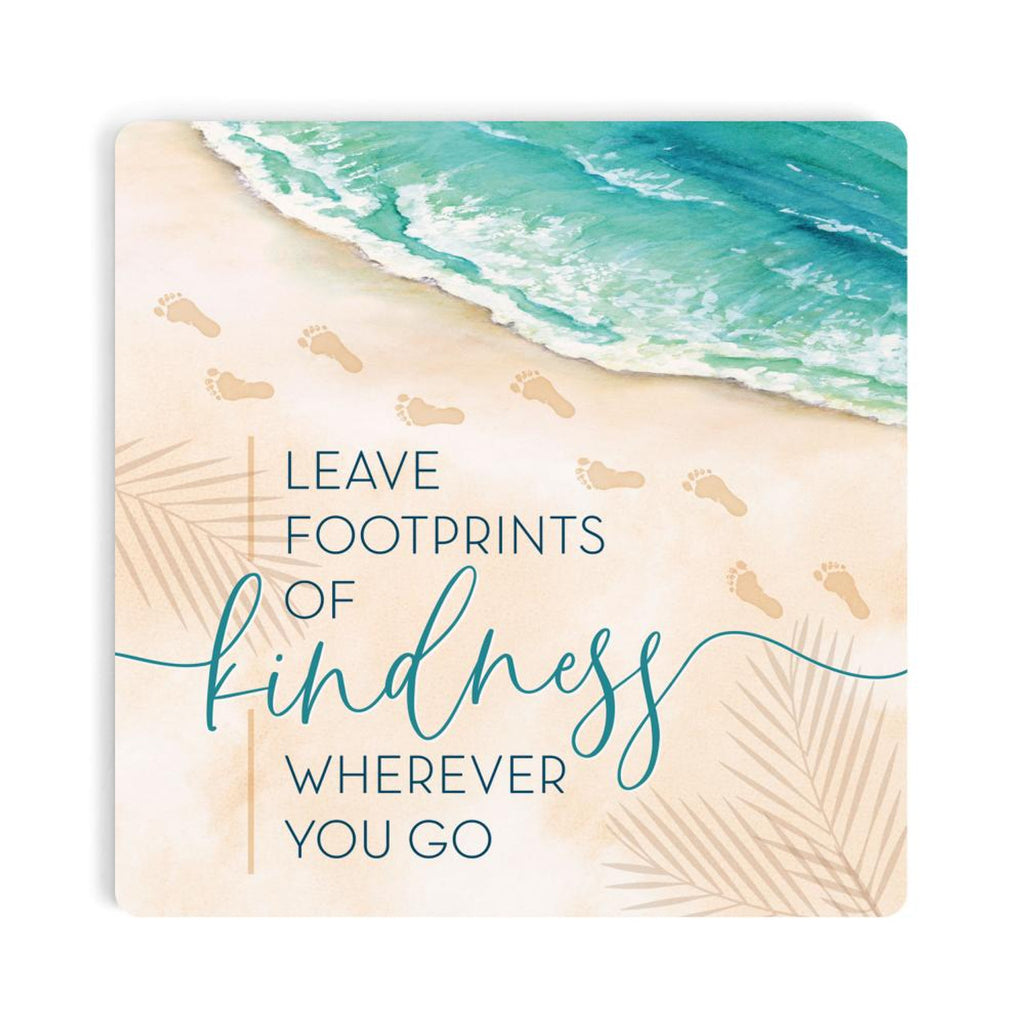Footprints of Kindness Coaster