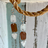 CA Seaglass Link Earrings