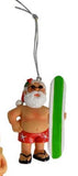 Beach Santa Ornament