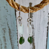 CA Seaglass Link Earrings