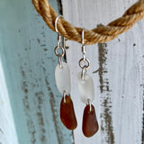 CA Seaglass Link Earrings