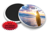 Beach Car Coaster Magnet