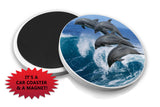 Beach Car Coaster Magnet
