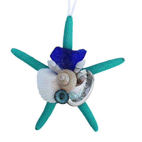 Ventura Starfish Seaglass Ornament
