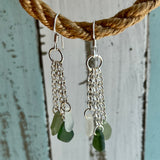CA Seaglass Link Earrings