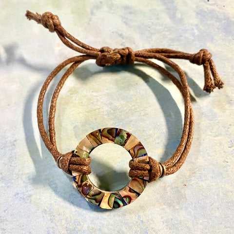 Abalone Circle Bracelet
