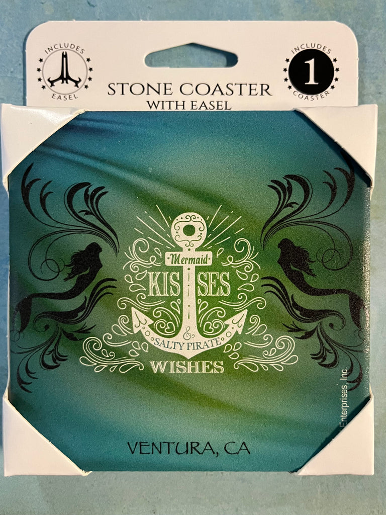 Mermaid Kisses & Salty Pirate Wishes Coaster