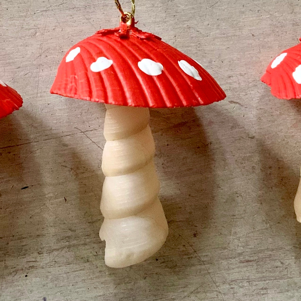 Seashell Mushroom Ornament