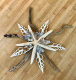 Abalone Driftwood Star Wall Decor