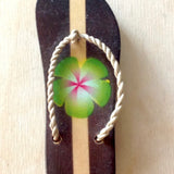Hibiscus Flip Flop Keychain