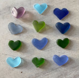 Beach Glass Heart (Sold Individually)