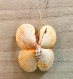 Colorful Butterfly Shell Ornament