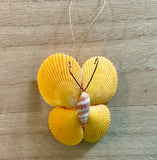 Colorful Butterfly Shell Ornament