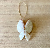 Colorful Butterfly Shell Ornament