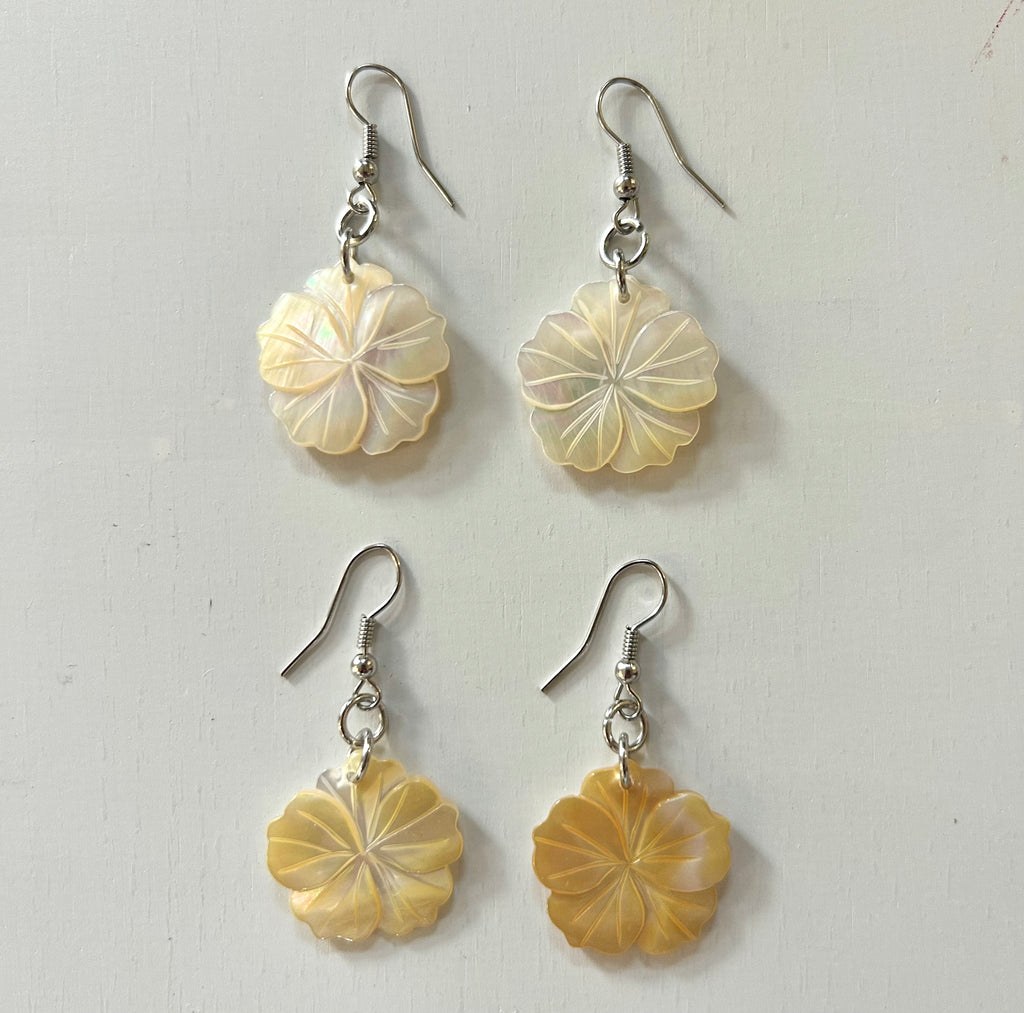 MOP Flower Earrings