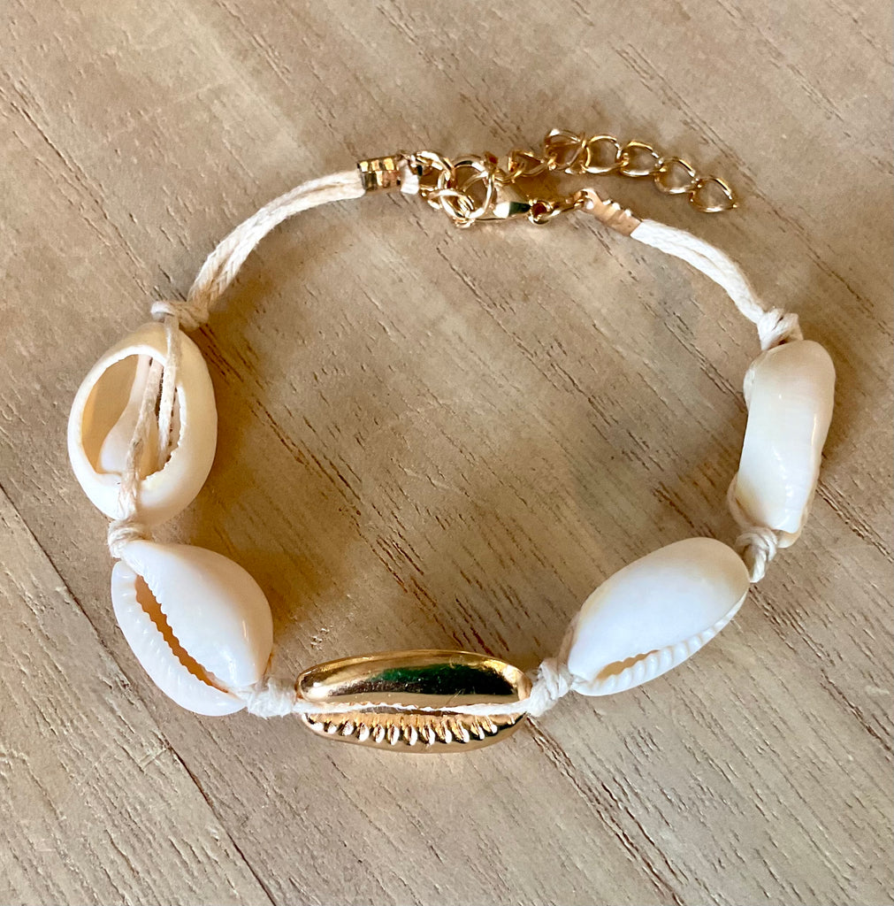 Golden Cowrie Bracelet