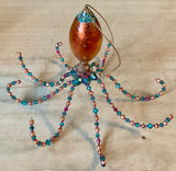 Enchanted Jeweled Octopus Ornament