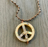 Abalone Peace Necklace