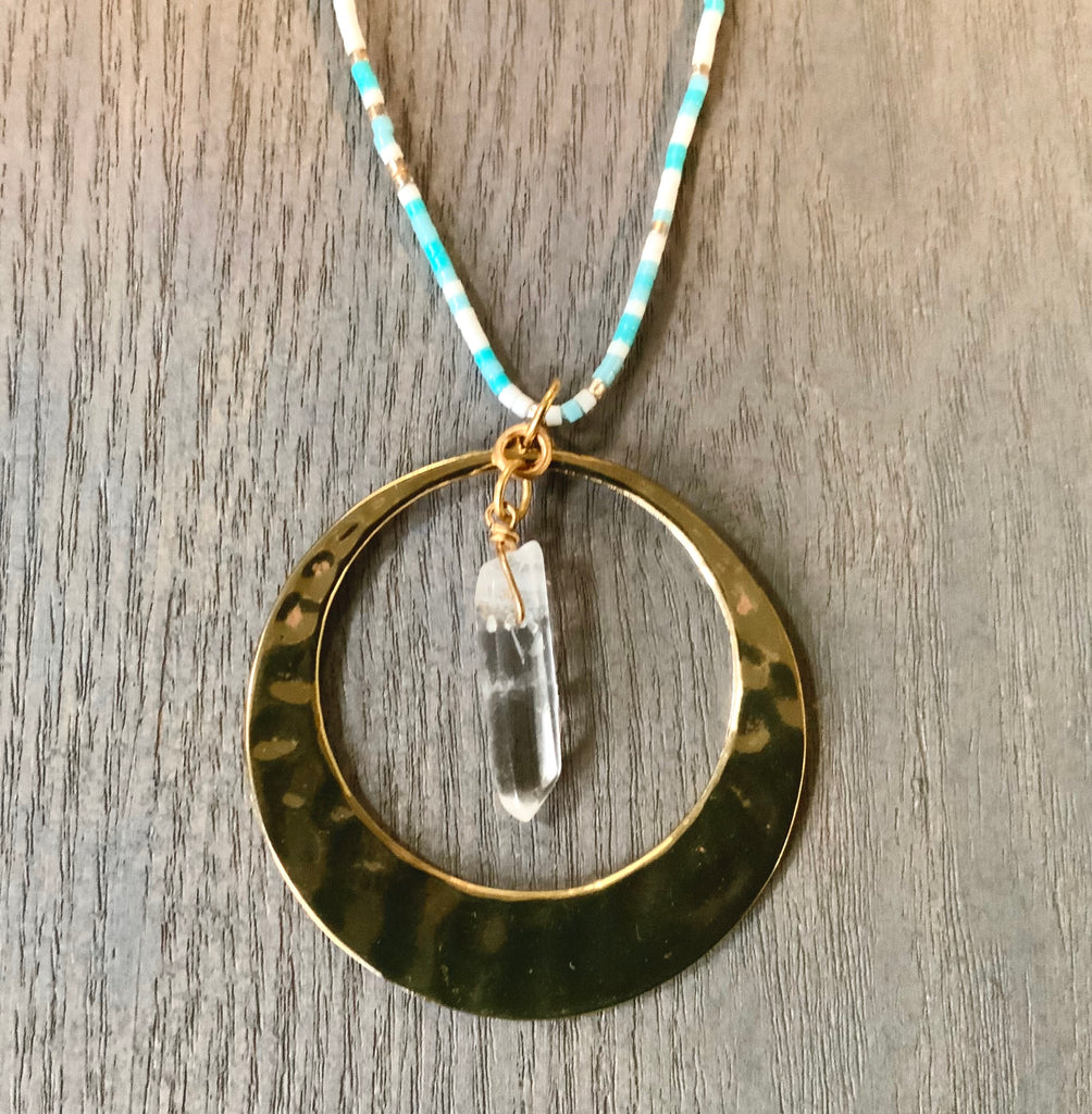 Summer Glam Beaded Necklace
