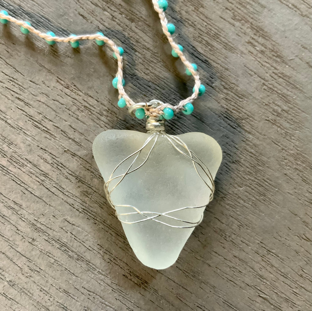 Seaglass Arrow Necklace