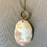 Oyster Shell Pearl Necklace
