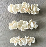 Shell Floral Hair Clip