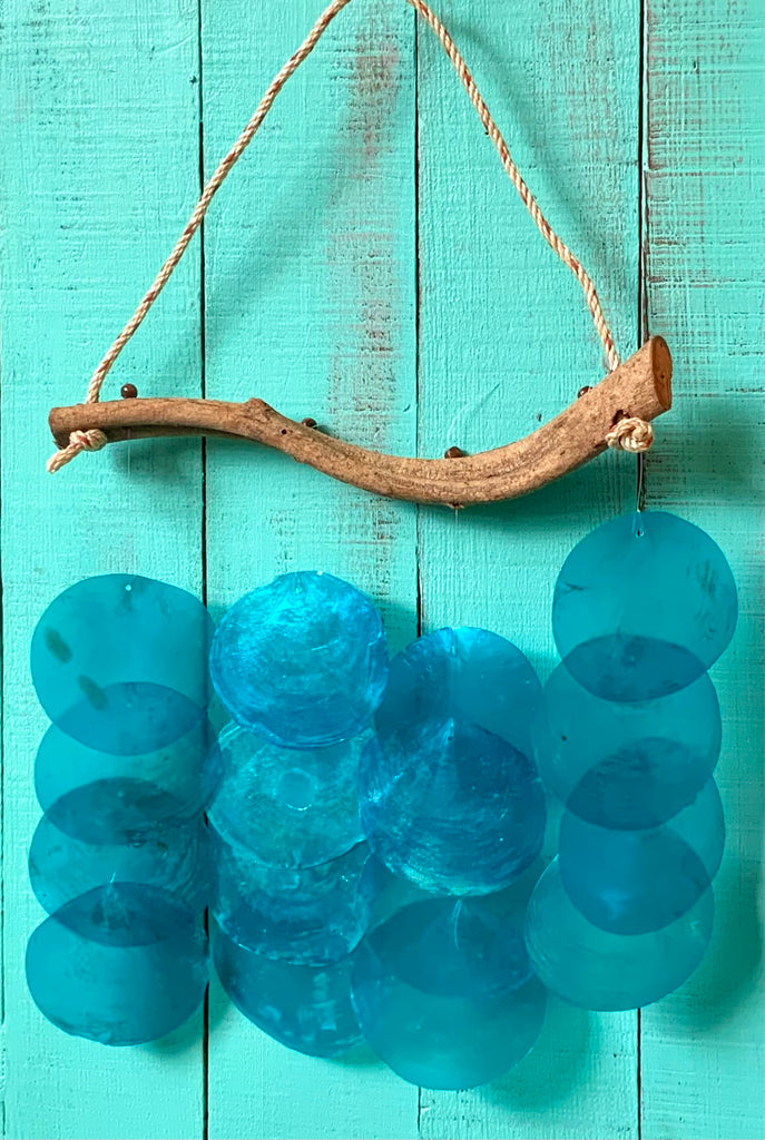 Driftwood Capiz Windchime