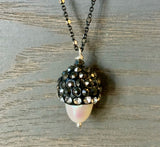 Acorn Pearl Necklace