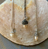 Acorn Pearl Necklace