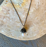 Acorn Pearl Necklace