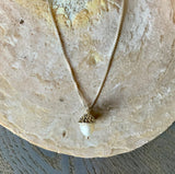 Acorn Pearl Necklace