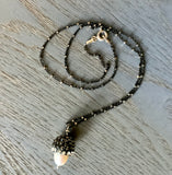 Acorn Pearl Necklace