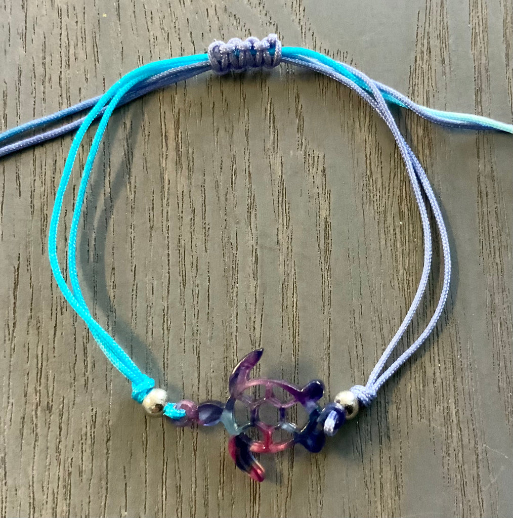 Colorful Turtle Adjustable Bracelet