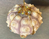 Hot Air Balloon Seashell Ornament