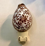Carved Cowrie Shell Nightlight
