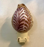 Carved Cowrie Shell Nightlight