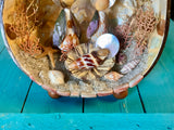 Mother Of Pearl Coconut Nativity Scene