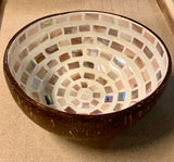 Mother-of-Pearl Coconut Bowl