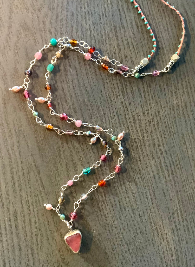 Mermaid Passion Seaglass Necklace