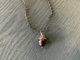 Acorn Pearl Necklace