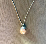 Acorn Pearl Necklace