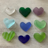 Beach Glass Heart (Sold Individually)