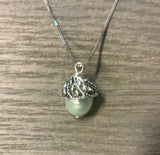 Acorn Pearl Necklace