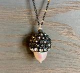 Acorn Pearl Necklace