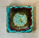 Coastal Pottery Art Coaster