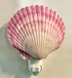 Pink Pecten Shell Nightlight