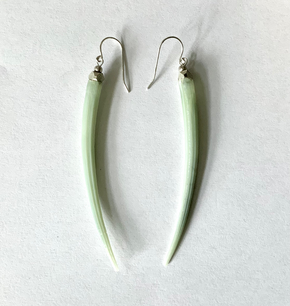 Dentalium Shell Earrings