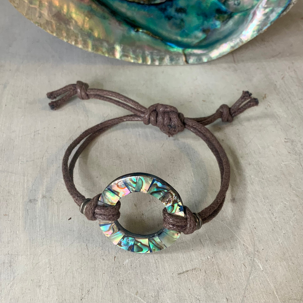 Abalone Circle Bracelet
