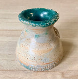 Seashell Artisan Pottery Vase